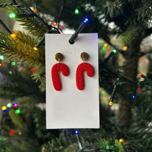 Candy Cane Elegance Earrings